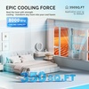 image:imageROVSUN Smart 18000BTU Window Air Conditioner with WiFi Energy Saving Window AC Unit with Remote amp App Control amp Timer Function amp Easy Install Kit for Rooms up to 1000 Square Feet 230V60Hz White8000 BTU WIFI