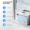 image:imageROVSUN Smart 18000BTU Window Air Conditioner with WiFi Energy Saving Window AC Unit with Remote amp App Control amp Timer Function amp Easy Install Kit for Rooms up to 1000 Square Feet 230V60Hz White18000 BTU Remote