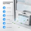image:imageROVSUN Smart 18000BTU Window Air Conditioner with WiFi Energy Saving Window AC Unit with Remote amp App Control amp Timer Function amp Easy Install Kit for Rooms up to 1000 Square Feet 230V60Hz White6000 BTU Remote