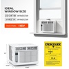image:imageROVSUN Smart 18000BTU Window Air Conditioner with WiFi Energy Saving Window AC Unit with Remote amp App Control amp Timer Function amp Easy Install Kit for Rooms up to 1000 Square Feet 230V60Hz White6000 BTU WIFI