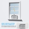 image:imageROVSUN Smart 18000BTU Window Air Conditioner with WiFi Energy Saving Window AC Unit with Remote amp App Control amp Timer Function amp Easy Install Kit for Rooms up to 1000 Square Feet 230V60Hz White6000 BTU WIFI