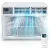 image:imageROVSUN Smart 18000BTU Window Air Conditioner with WiFi Energy Saving Window AC Unit with Remote amp App Control amp Timer Function amp Easy Install Kit for Rooms up to 1000 Square Feet 230V60Hz White18000 BTU Remote