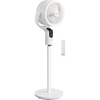 image:imageROVSUN Standing Fan for Bedroom 12090Omnidirectional Oscillating Fan 40 Air Circulator Pedestal amp Tabletop Fan with Adjustable Height Remote LED Display 3Speed and 12H Timer BlackWhite43