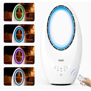 image:imageROVSUN 32inch Bladeless Tower Fan Quiet Smart Bladeless Fan for Bedroom 90Oscillating Cooling Fan with 3 Speeds 3 Modes 12H Timer Compact Tower Fan with Remote Safe Design for Home Bedroom22