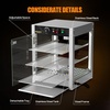 image:imageROVSUN 3Tier Commercial Food Warmer 15 Pizza Warmer Food Warmer Display with LED Adjustable Lighting Glass Door Removable Shelves Countertop Electric Food Warmer for Buffet Restaurant 110V 800W3 Tier15