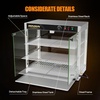 image:imageROVSUN 3Tier Commercial Food Warmer 15 Pizza Warmer Food Warmer Display with LED Adjustable Lighting Glass Door Removable Shelves Countertop Electric Food Warmer for Buffet Restaurant 110V 800W3 Tier27