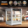 image:imageROVSUN 3Tier Commercial Food Warmer 15 Pizza Warmer Food Warmer Display with LED Adjustable Lighting Glass Door Removable Shelves Countertop Electric Food Warmer for Buffet Restaurant 110V 800W3 Tier15