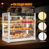 image:imageROVSUN 3Tier Commercial Food Warmer 15 Pizza Warmer Food Warmer Display with LED Adjustable Lighting Glass Door Removable Shelves Countertop Electric Food Warmer for Buffet Restaurant 110V 800W3 Tier27