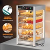 image:imageROVSUN 3Tier Commercial Food Warmer 15 Pizza Warmer Food Warmer Display with LED Adjustable Lighting Glass Door Removable Shelves Countertop Electric Food Warmer for Buffet Restaurant 110V 800W5 Tier15