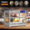 image:imageROVSUN 3Tier Commercial Food Warmer 15 Pizza Warmer Food Warmer Display with LED Adjustable Lighting Glass Door Removable Shelves Countertop Electric Food Warmer for Buffet Restaurant 110V 800W2 Tier24