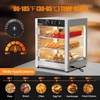 image:imageROVSUN 3Tier Commercial Food Warmer 15 Pizza Warmer Food Warmer Display with LED Adjustable Lighting Glass Door Removable Shelves Countertop Electric Food Warmer for Buffet Restaurant 110V 800W3 Tier15