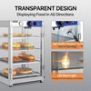 image:imageROVSUN 3Tier Commercial Food Warmer 15 Pizza Warmer Food Warmer Display with LED Adjustable Lighting Glass Door Removable Shelves Countertop Electric Food Warmer for Buffet Restaurant 110V 800W4 Tier18