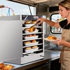 image:imageROVSUN Hot Box Food Warmer Pizza Warmer wWater Tray Removable Shelves Hot Holding Cabinet Pretzel Warmer Commercial Electric Food Warmer Countertop for Restaurant Catering 5 TierSingle Door5 TierSingle Door