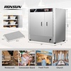 image:imageROVSUN Hot Box Food Warmer Pizza Warmer wWater Tray Removable Shelves Hot Holding Cabinet Pretzel Warmer Commercial Electric Food Warmer Countertop for Restaurant Catering 5 TierSingle Door4 TierDouble Door