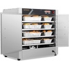 image:imageROVSUN Hot Box Food Warmer Pizza Warmer wWater Tray Removable Shelves Hot Holding Cabinet Pretzel Warmer Commercial Electric Food Warmer Countertop for Restaurant Catering 5 TierSingle Door4 TierDouble Door