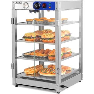 image:imageROVSUN 3Tier Commercial Food Warmer 15 Pizza Warmer Food Warmer Display with LED Adjustable Lighting Glass Door Removable Shelves Countertop Electric Food Warmer for Buffet Restaurant 110V 800W4 Tier18