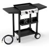 2 burner wih cart