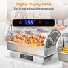 image:imageROVSUN 9 QT Electric Chafing Dishes for Buffet 3 Pack Roll Top Chafing Dish Buffet Set with Temperature Control Chafers and Buffet Warmers with Full amp Half Size Pan for Party Wedding Catering3 Pack