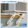 image:imageROVSUN NoDrill Window AC Bracket Heavy Duty Steel Support Bracket for Window Air Conditioner with 3Minute Quick Installation Fits Most Single amp DoubleHung Windows Holds Up to 220 lbs1 Pack
