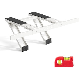 image:imageROVSUN NoDrill Window AC Bracket Heavy Duty Steel Support Bracket for Window Air Conditioner with 3Minute Quick Installation Fits Most Single amp DoubleHung Windows Holds Up to 220 lbs1 Pack