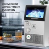 image:imageROVSUN 110LBS24H Commercial Ice Maker Machine with 50lbs Storage Bin FreestandingCountertop Ice Machine with 2 Water Inlets Ice Scoop amp Water Filter for Home Office Restaurant Bar Cafe Use