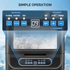 image:imageROVSUN 90LBS24H Commercial Ice Maker Machine with 11lbs Storage Bin FreestandingCountertop Ice Machine with 2 Water Inlets Ice Scoop amp Water Filter for Home Office Restaurant Bar Cafe UseBlack