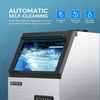 image:imageROVSUN 90LBS24H Commercial Ice Maker Machine with 11lbs Storage Bin FreestandingCountertop Ice Machine with 2 Water Inlets Ice Scoop amp Water Filter for Home Office Restaurant Bar Cafe UseSilver