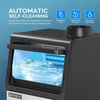 image:imageROVSUN 90LBS24H Commercial Ice Maker Machine with 11lbs Storage Bin FreestandingCountertop Ice Machine with 2 Water Inlets Ice Scoop amp Water Filter for Home Office Restaurant Bar Cafe UseSilver