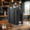 image:imageROVSUN Insulated Beverage Dispenser 12Gallon Drink Dispenser Foodgrade LLDPE Ice and Hot Drink Server wHandles Faucet amp 50 Cups Hot and Cold Beverage Server for Catering Event Party Restaurant25Gal