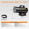 image:imageROVSUN 60000BTU Forced Air Propane Heater with 10ft Hose and Regulator60K BTU